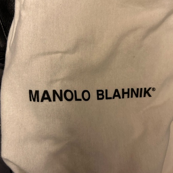 Manolo Blahnik Brown Patent Mary Jane Heels - size 39.5 - Picture 3 of 5